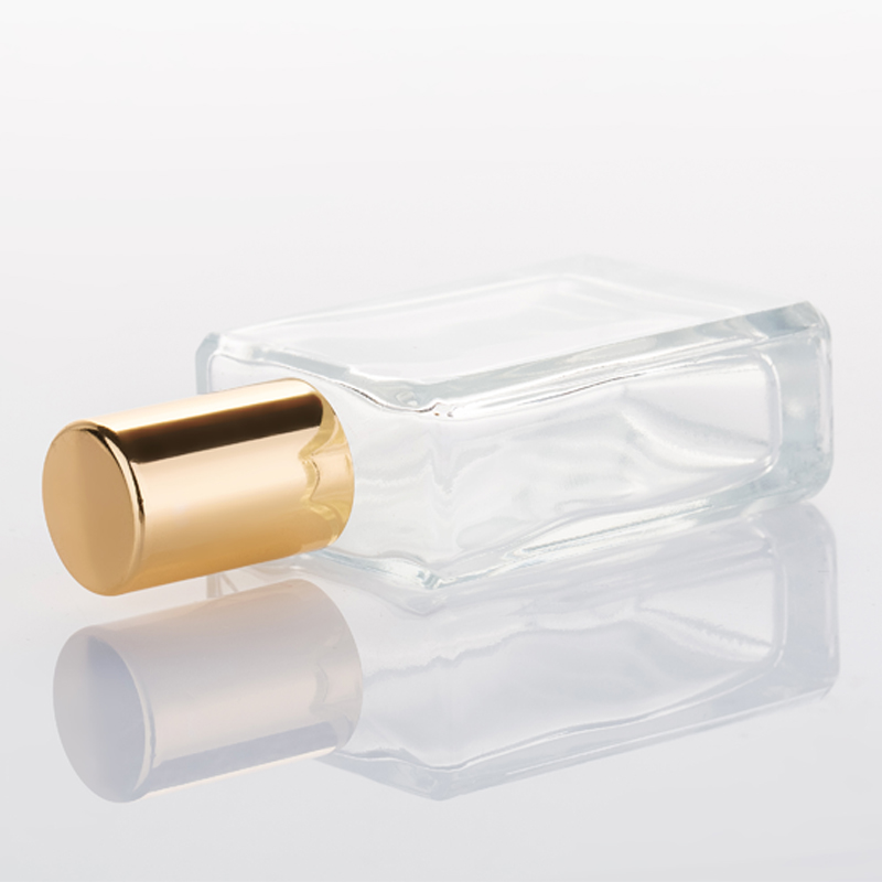 MUB 15ml Mini Glass Essential Oil Bottles Metal Roller Ball Travel Bottle High Quality Refillable Perfume Bottle Empty Container