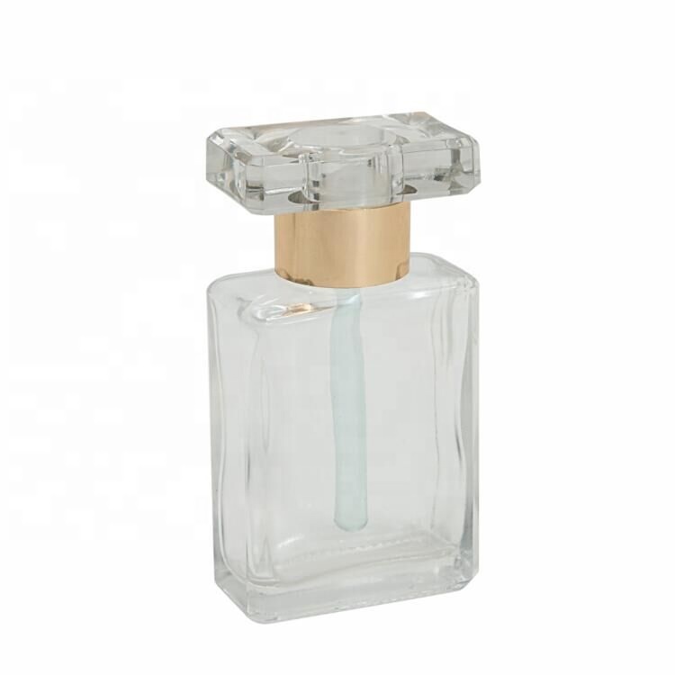 MUB 15ml Square Glass Essential Oil Bottle Empty Refillable Mini Glass Dropper Bottles With Glass Stick