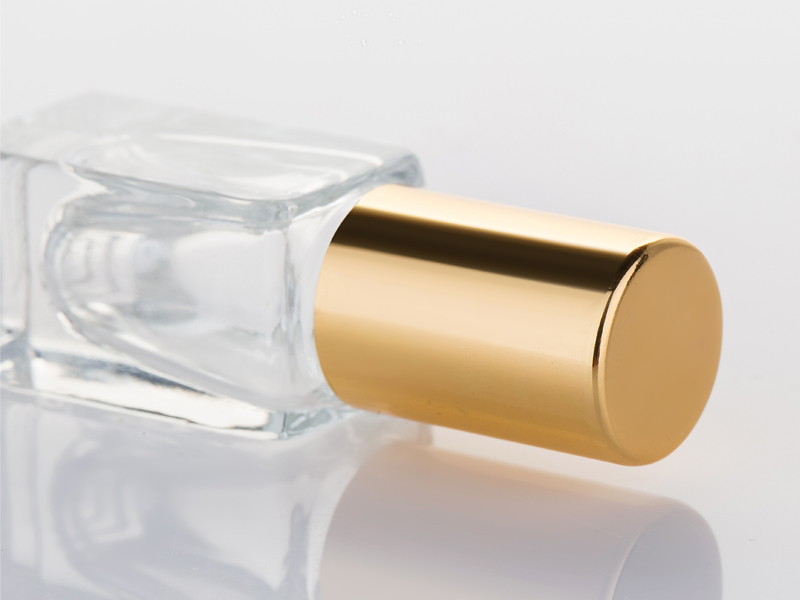 MUB 3ml empty glass Square Mini Portable Steel roller ball Bottle Refillable Roll on Bottle For Essential Oil cosmetic packaging