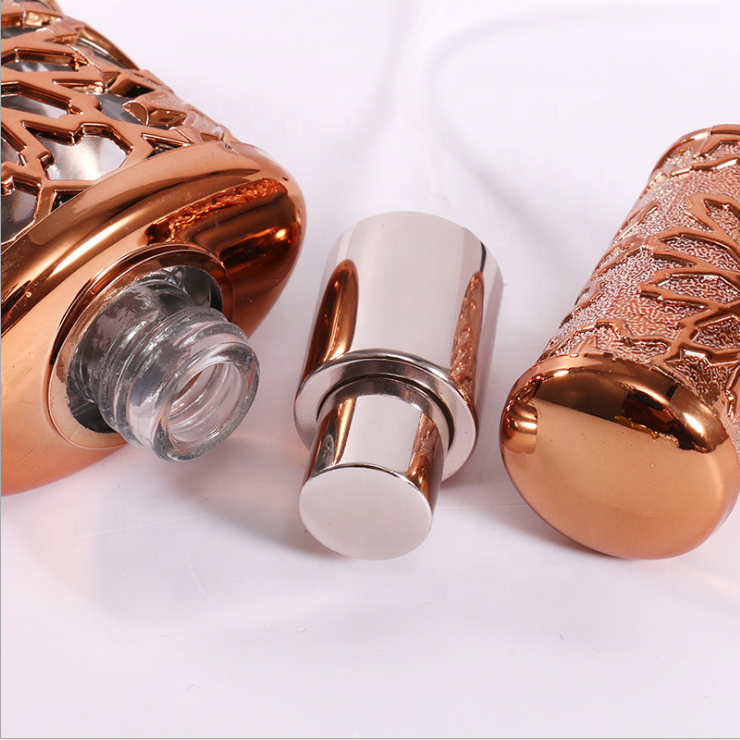 MUB 40ML Arabic style perfume oil bottle new design plastic shell inner glass spray bottle empty refillable perfume atomizer