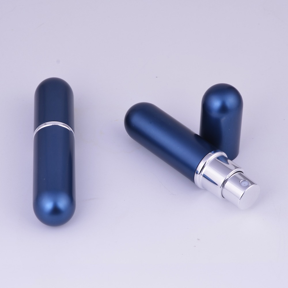 MUB 5ML Portable Aluminum Perfume Spray Bottle & Empty Refillable Travel Perfume Atomizer Bottles For Perfume