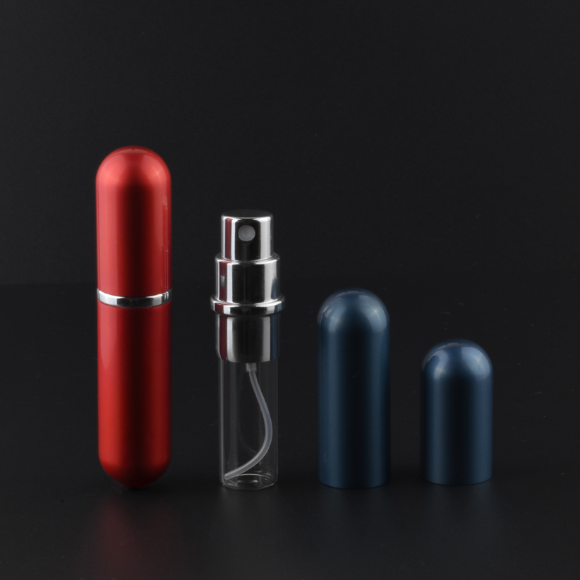 MUB 5ML Portable Aluminum Perfume Spray Bottle & Empty Refillable Travel Perfume Atomizer Bottles For Perfume