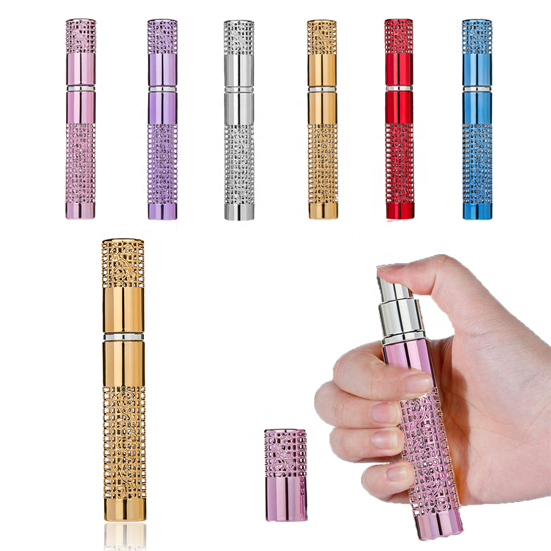 MUB 5ML Portable Refillable Perfume Atomizer Spray Bottles New Design Empty Metal Perfume Spray Bottles Wholesale