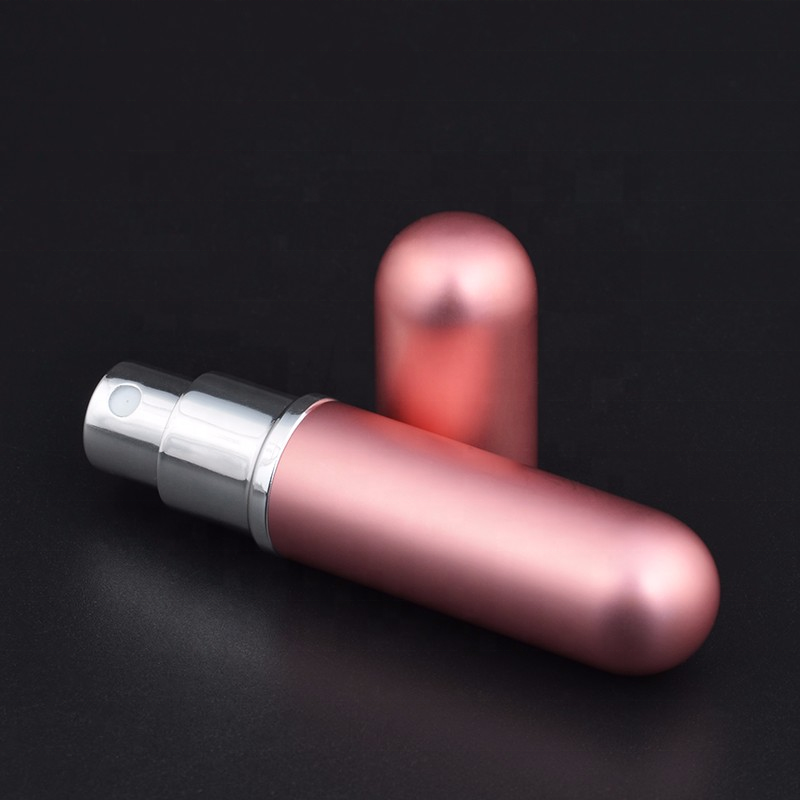 MUB 5ml Portable Aluminum Refillable Perfume Spray Bottle Travel Container With Empty Containers Perfume Bottle