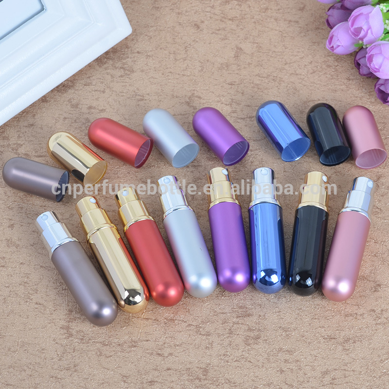 MUB 5ml mini pocket perfume bottle refill aluminum perfume atomizer spray bottle travel perfume bottles