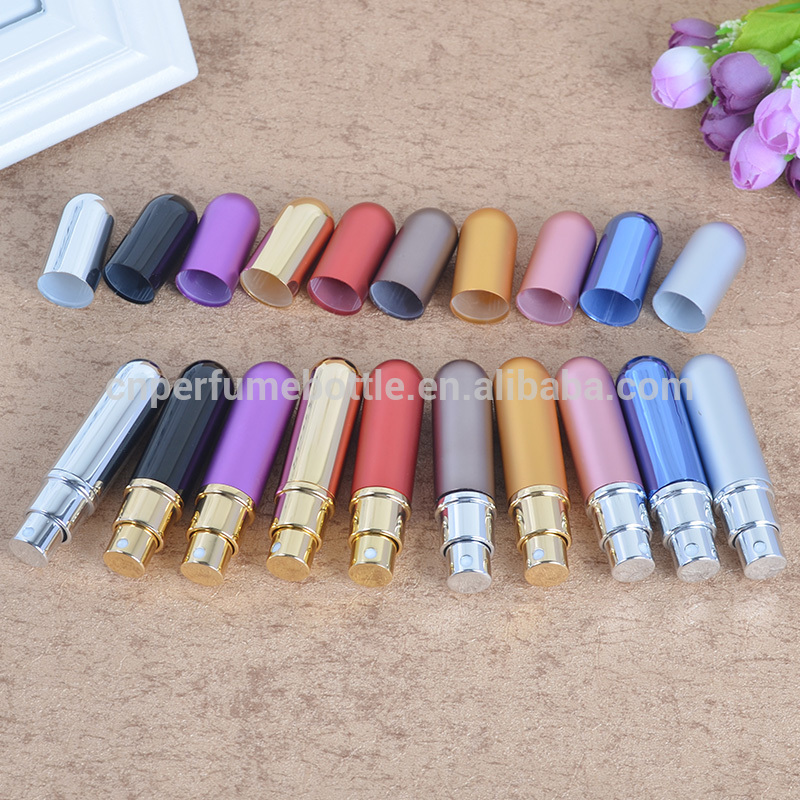 MUB 5ml mini pocket perfume bottle refill aluminum perfume atomizer spray bottle travel perfume bottles