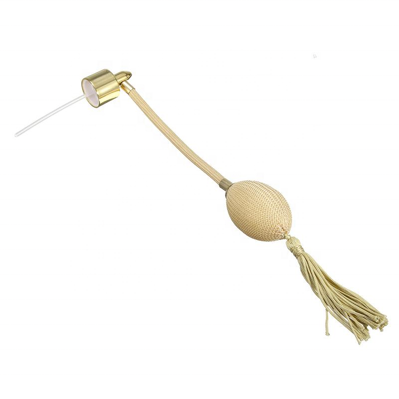 MUB 80ml Clear Crystal Vintage Style Perfume Bottle Gold Long Spray Tassels Atomizer Pump Refillable Glass Bottles Makeup T