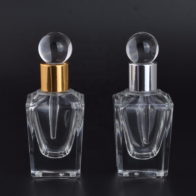 MUB - Fashion Portable Mini Glass Dropping Bottles 15ml Personality Empty Essential Oils Perfume Bottle