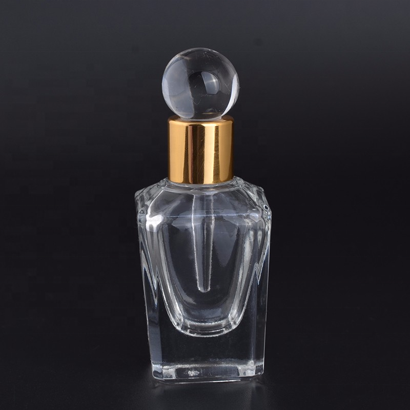 MUB - Fashion Portable Mini Glass Dropping Bottles 15ml Personality Empty Essential Oils Perfume Bottle