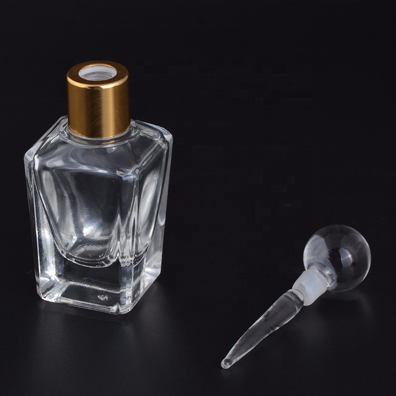 MUB - Fashion Portable Mini Glass Dropping Bottles 15ml Personality Empty Essential Oils Perfume Bottle