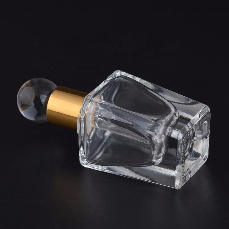 MUB - Fashion Portable Mini Glass Dropping Bottles 15ml Personality Empty Essential Oils Perfume Bottle