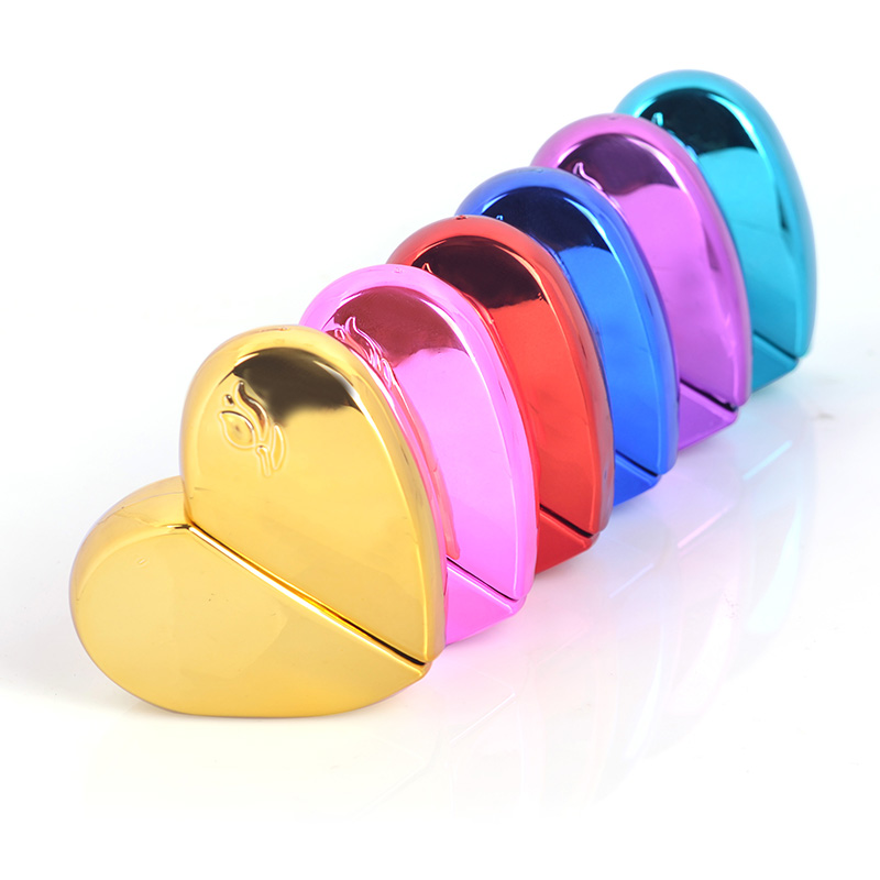 MUB Heart Shaped Perfume Bottle Empty UV Color Pocket Sized Perfume Spray Bottle With Atomizer & Cute Travel Set Bottle 20ML