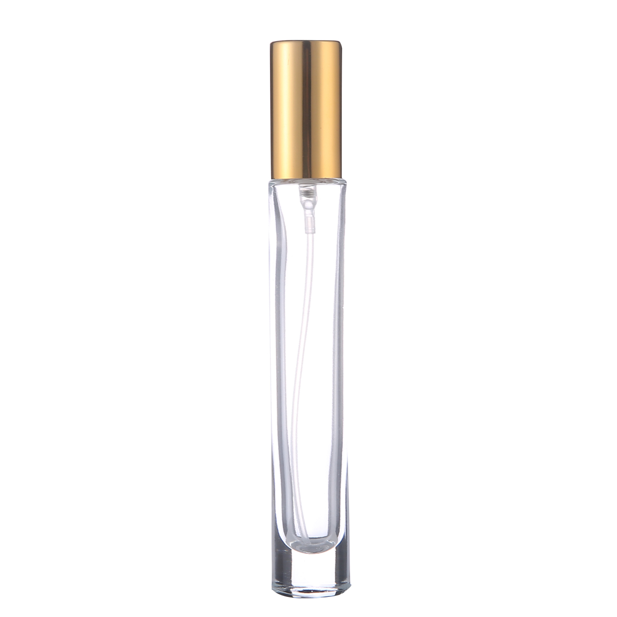 MUB High Quality 10ml Thick Bottom Round & Square Empty Clear Glass Spray Bottle Refillable Perfume Atomizer Bottle