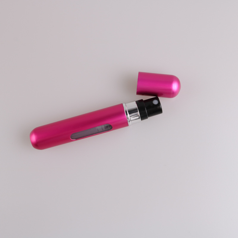 MUB Hot Selling Fancy 8ml pocket sized refillable aluminum perfume atomizer empty travel spray perfume bottle