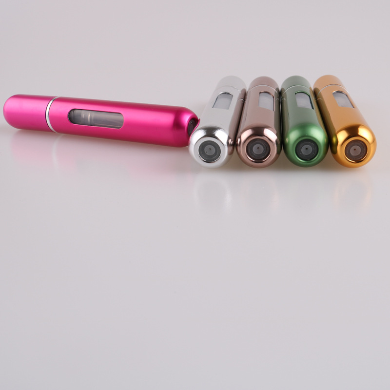 MUB Hot Selling Fancy 8ml pocket sized refillable aluminum perfume atomizer empty travel spray perfume bottle