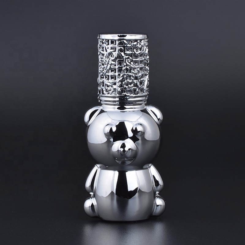 MUB - Lovely Bear 8ml UV Essential oil Glass Bottles For Perfume Fashion Mini Gift Package Empty Refill Bottle For Traveler