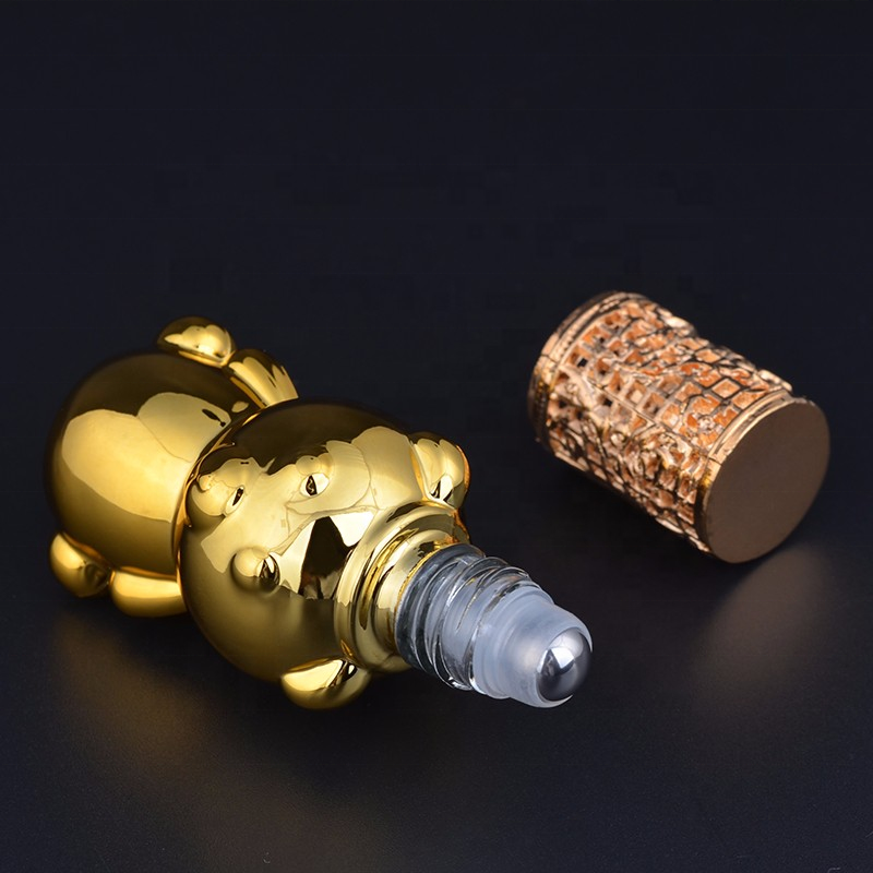 MUB - Lovely Bear 8ml UV Essential oil Glass Bottles For Perfume Fashion Mini Gift Package Empty Refill Bottle For Traveler