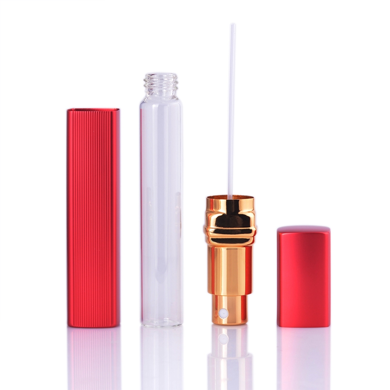 MUB Mini 12ml cosmetic travel bottle aluminium refillable perfume spray atomizer & travel aluminum perfume bottle