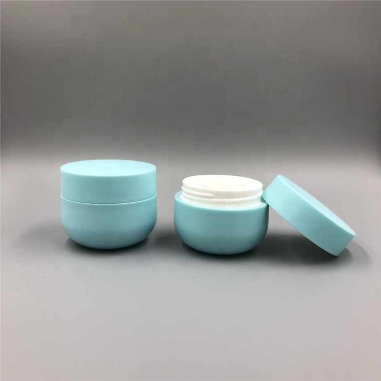 MYPACK candy color cute soft color double wall PP jar 50g with spoon spatula for baby cream packaging jar