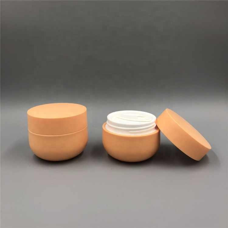 MYPACK candy color cute soft color double wall PP jar 50g with spoon spatula for baby cream packaging jar