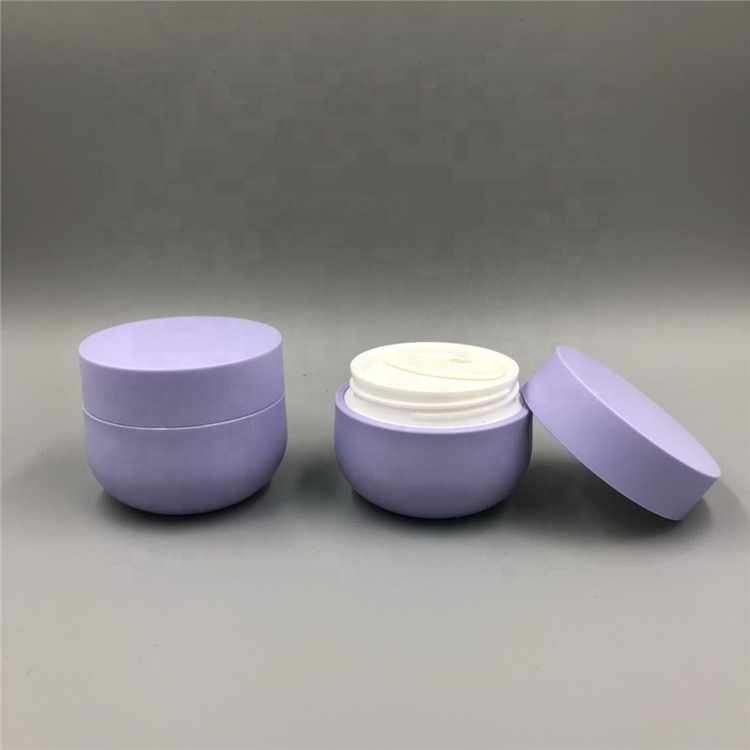 MYPACK candy color cute soft color double wall PP jar 50g with spoon spatula for baby cream packaging jar