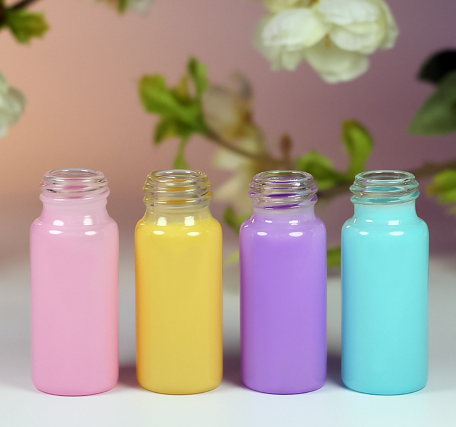 Macaron series blue/pink/yellow/purple bottle 10ml glass spray bottle