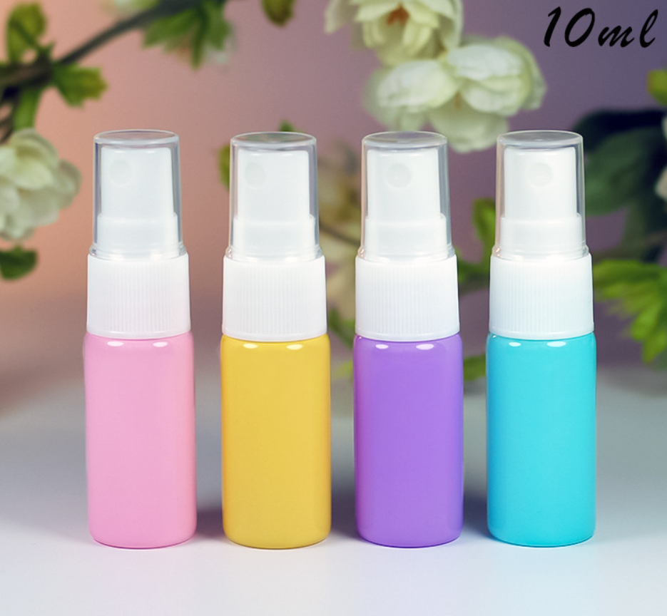 Macaron series blue/pink/yellow/purple bottle 10ml glass spray bottle
