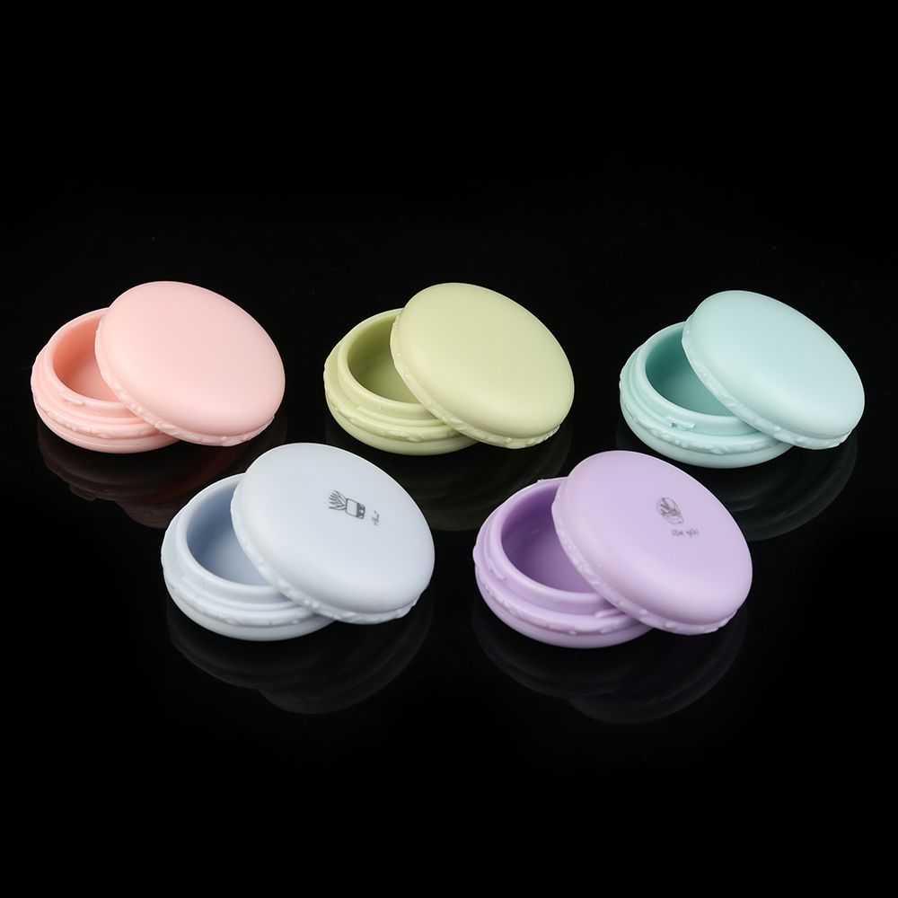 Macarons cute refillable cream jar 3ml 5ml 10ml 15ml 20ml colorful luxury jar cream