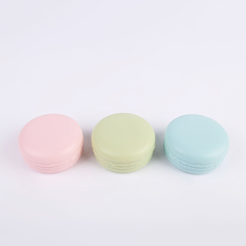 Macarons cute refillable cream jar 3ml 5ml 10ml 15ml 20ml colorful luxury jar cream