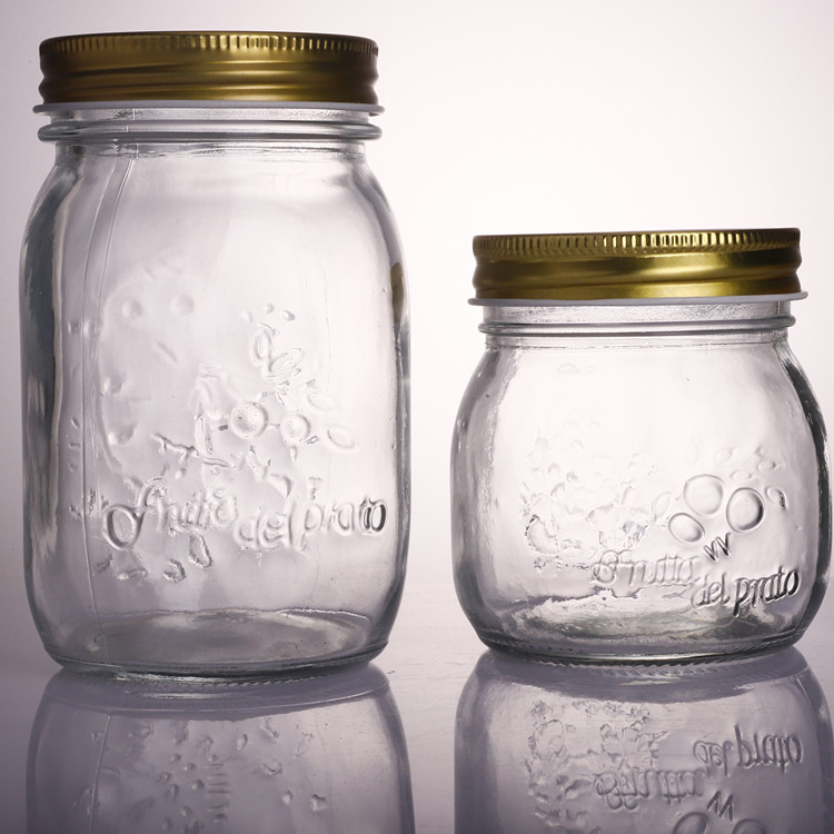 Machine Blown Kitchen Use Honey Jam Glass Jar