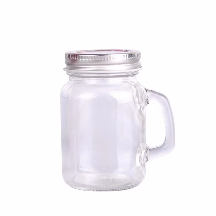 Machine made cheap mini mason jar 120ml small size beverage mason jar clear glass empty drink jar