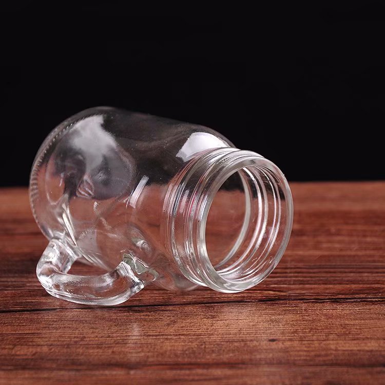 Machine made cheap mini mason jar 120ml small size beverage mason jar clear glass empty drink jar