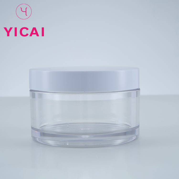 Made In China 8oz Fancy Bulk Plastic Cosmetic PETG Jars For Cosmetic Packaging