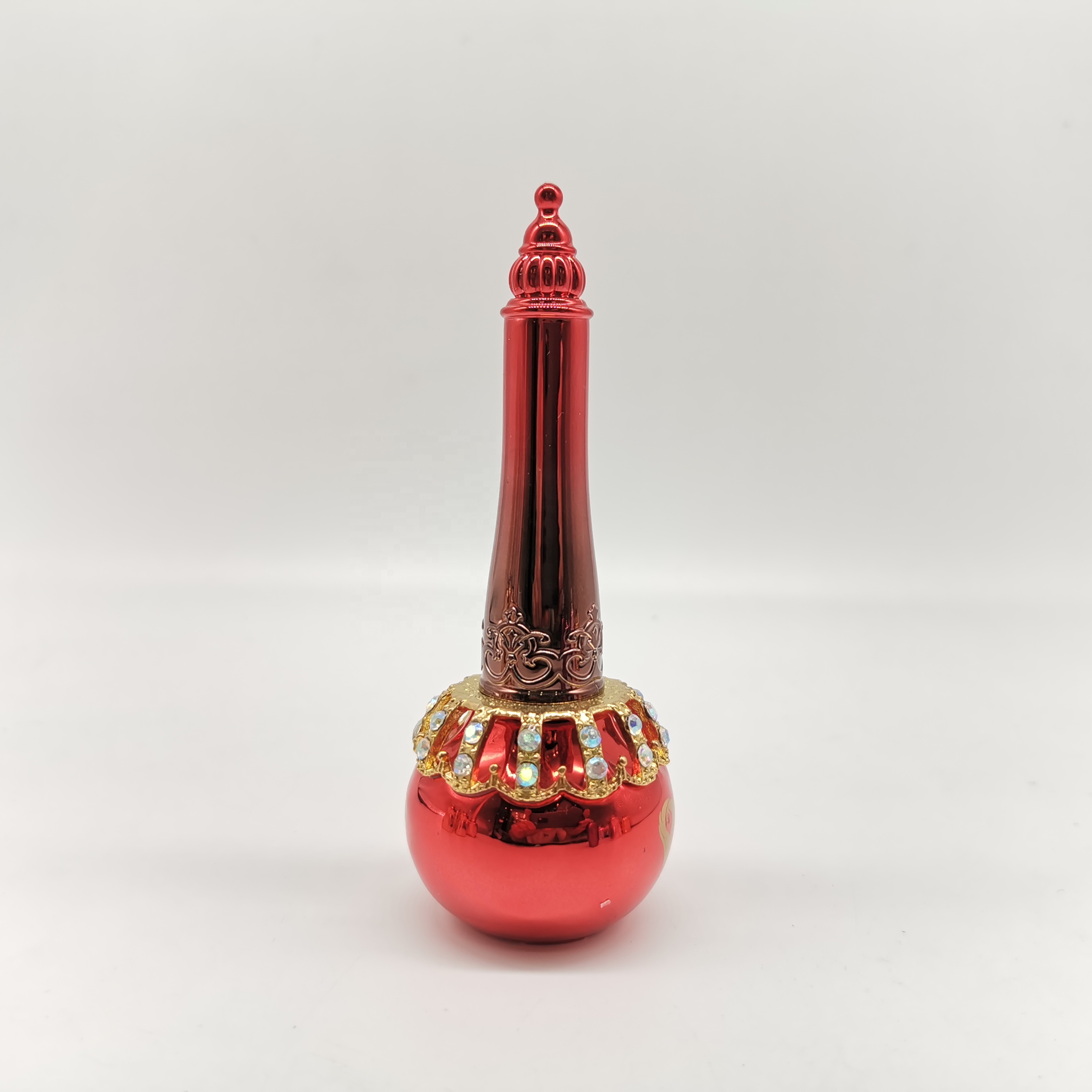 Made In China Custom Luxury Fancy Empty UV Gel 15ml Nail Polish Bottle With Brush