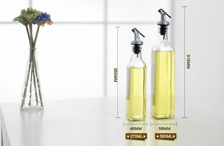 Made In China Superior Quality Oils 500ml 250ml Olive Oil Glass Bottle For