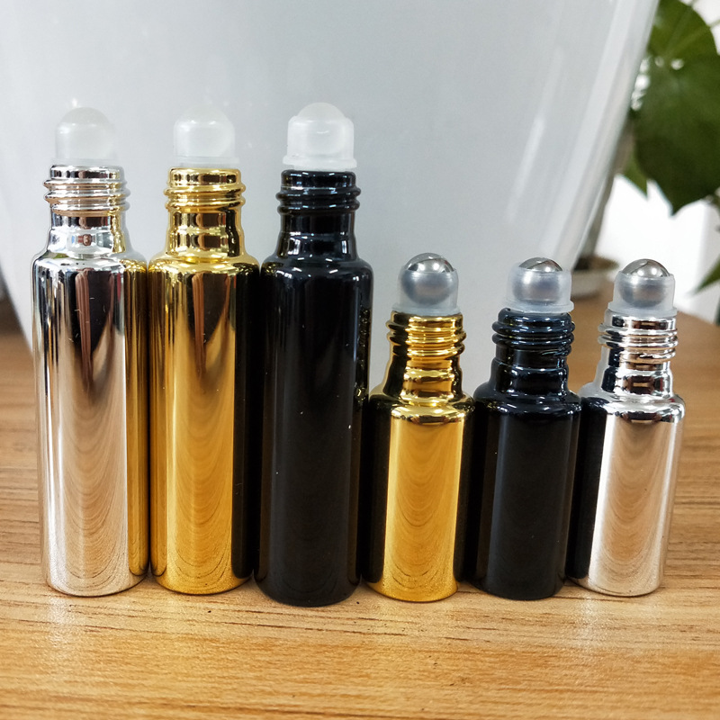 Made In China Superior Quality Round Perfume Essential Oil Glass Roller Bottle 5ml 10ml