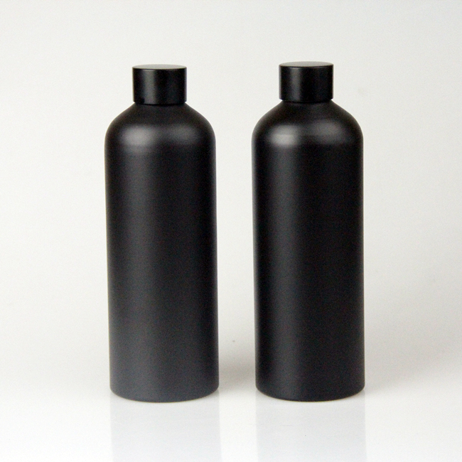 Made in China aluminum 100ml 300ml 500ml luxury black cosmetic spray bottle