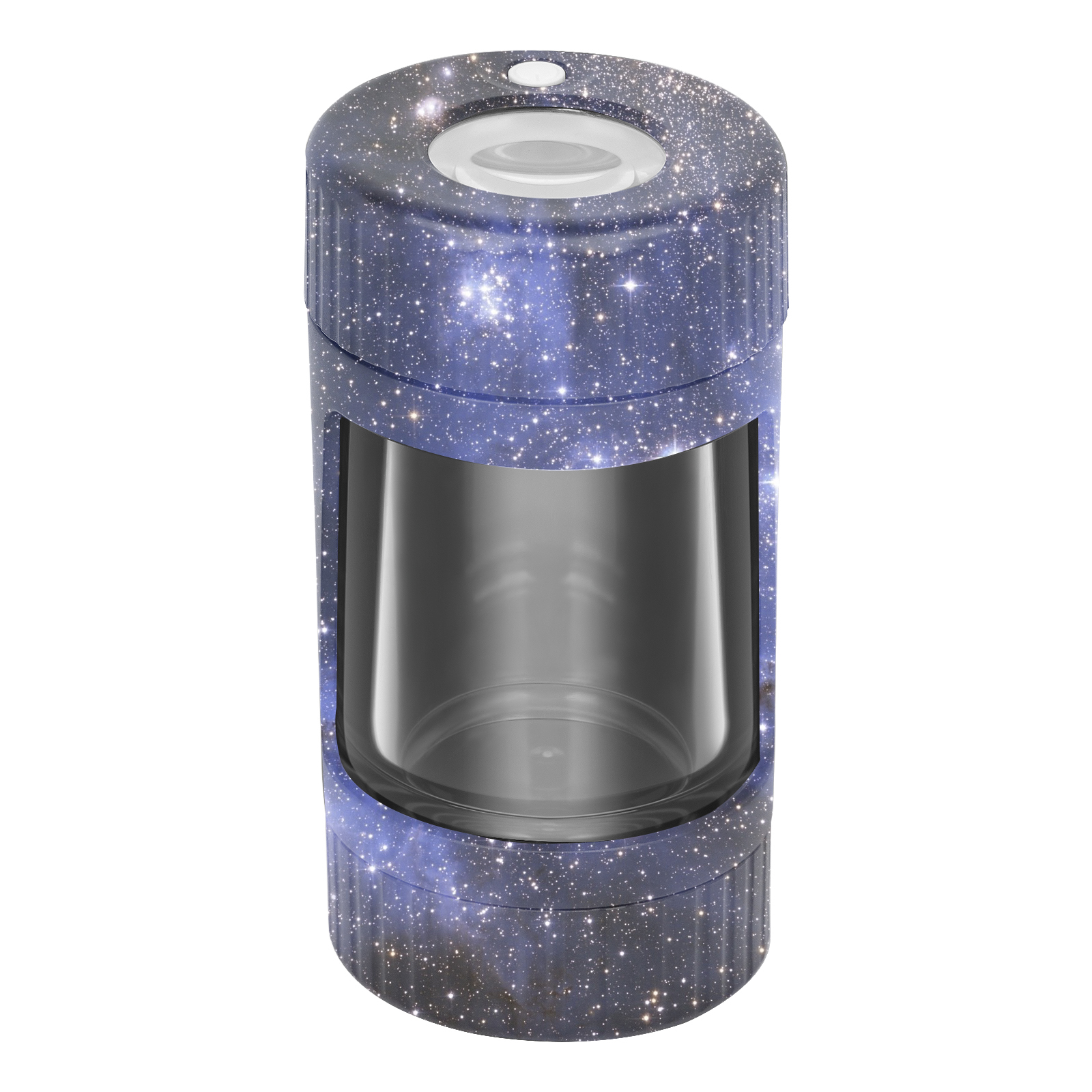Mag Jar Magnifying LED Jar LED Herb Stash Box Weed Viewing Container Box Buds Storage for Smoke Shop Dispensary