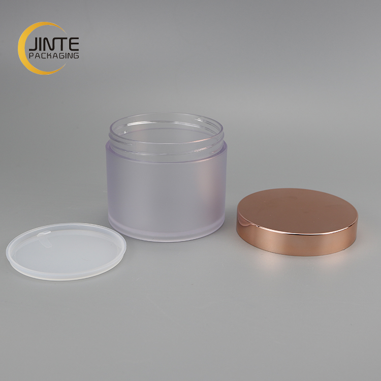 Makeup Packaging 8 OZ 250ml Luxury Plastic Jar Frosted PETG Jar