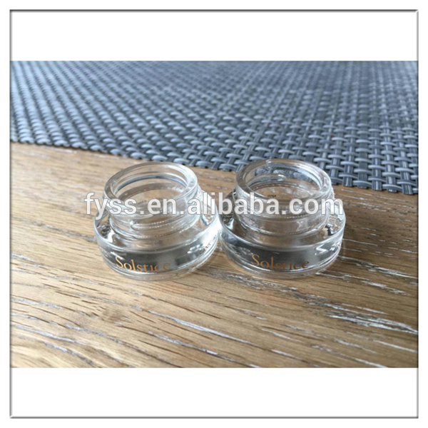Makeup beauty girl top sale empty glass fancy 3g eye cream jar