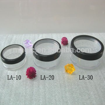 Makeup containers,Loose powder packaging with window cap