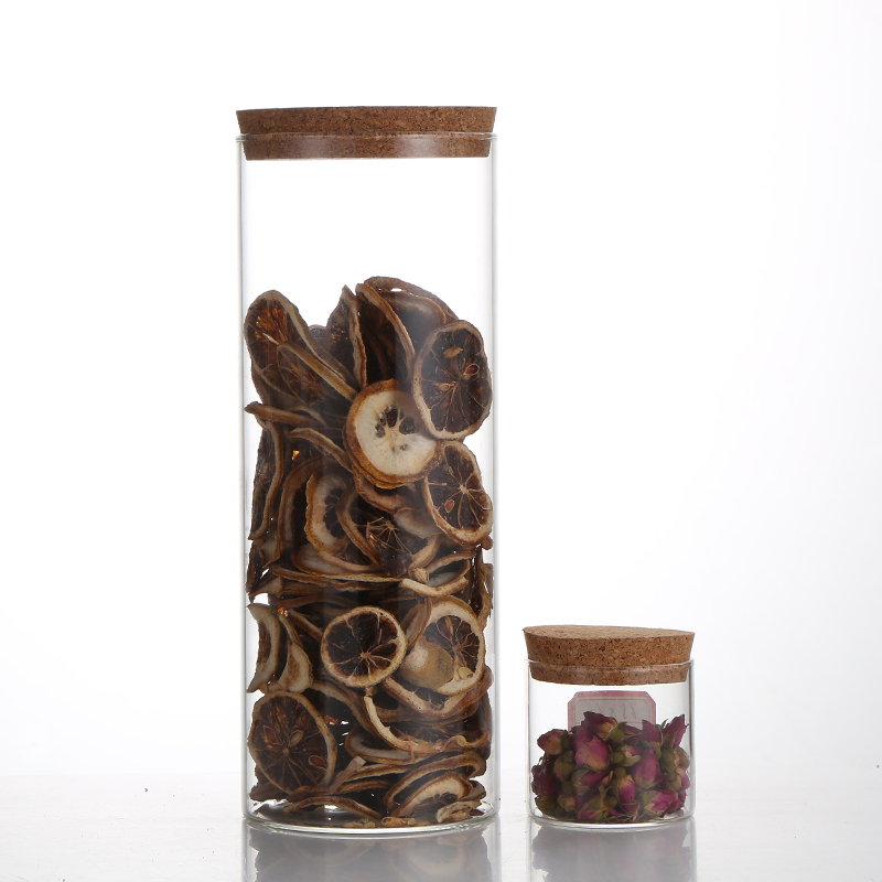 Manufactory Wholesale Glass Jars And Bottles Storage Storage Food Jar Premium Glass Storage Jar