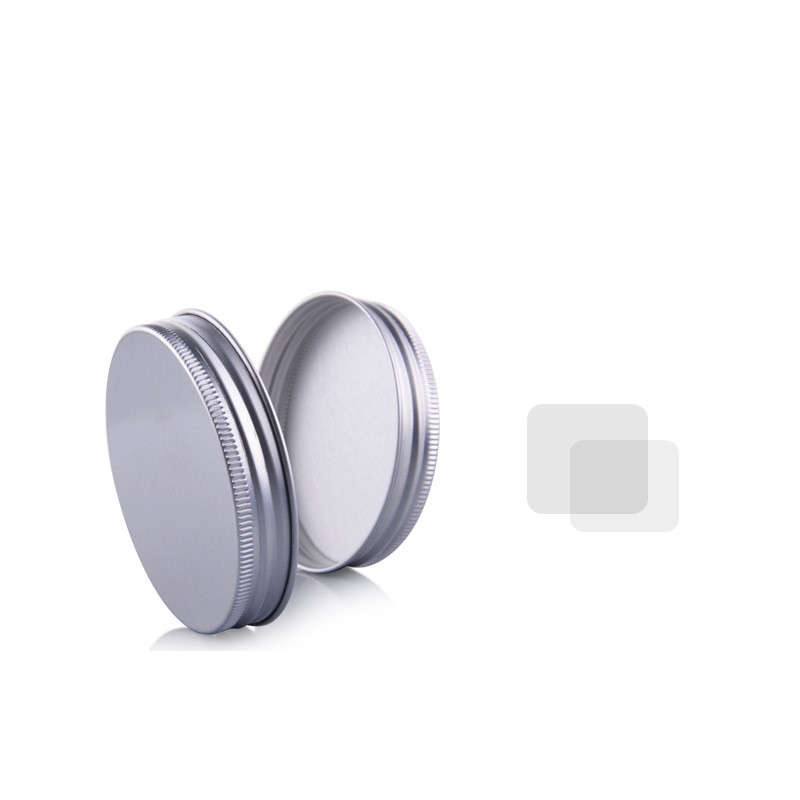 Manufacture 150ml Plastic medical cosmetic packaging PET Eye cream jar with aluminum screw lids