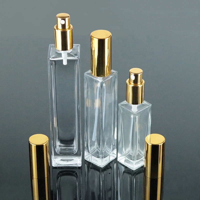 Manufacture 15ml 30 ml 50 ml 100 ml Square Clear Rectangular Glass Fine Mist Spray Bottle Perfume (GSA21)