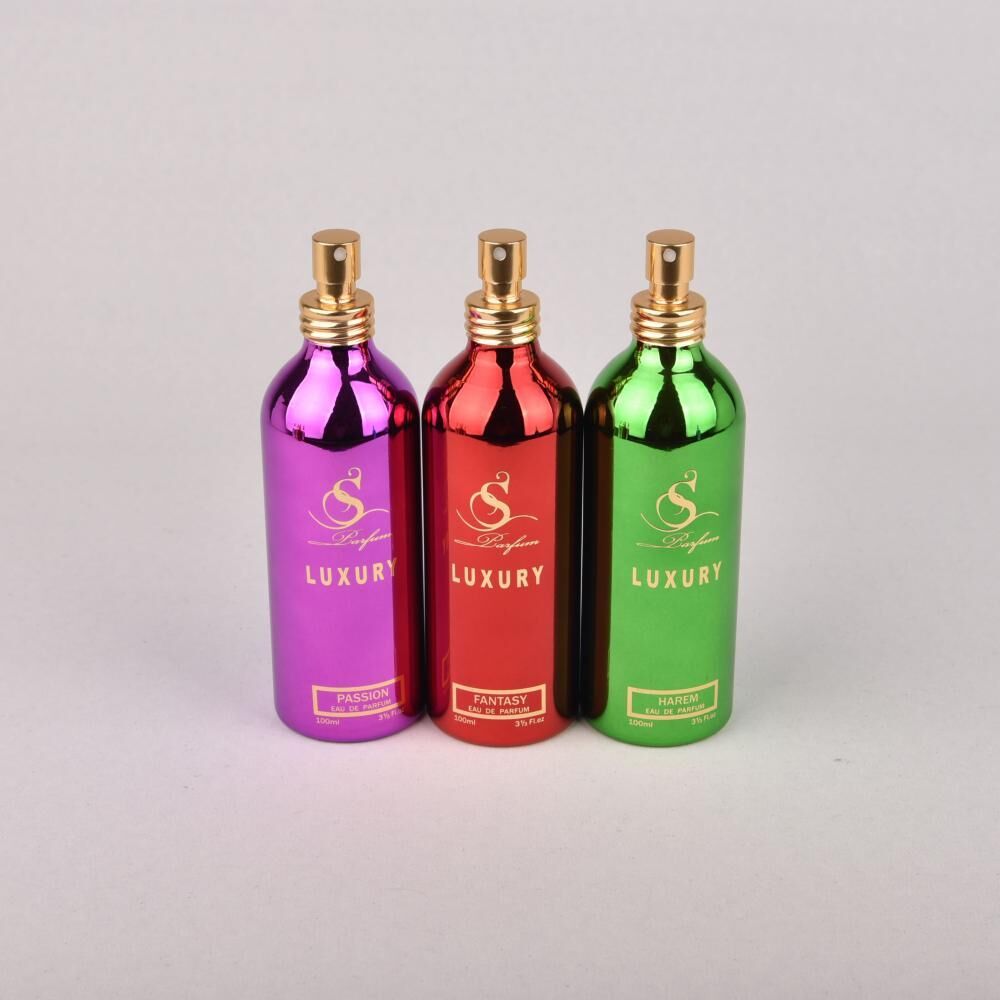 Manufacture 50ml 60ml 100ml Printed Alu Material Fancy Metal 250 Ml Aluminum Perfume Bottle With Mist Spray Pump