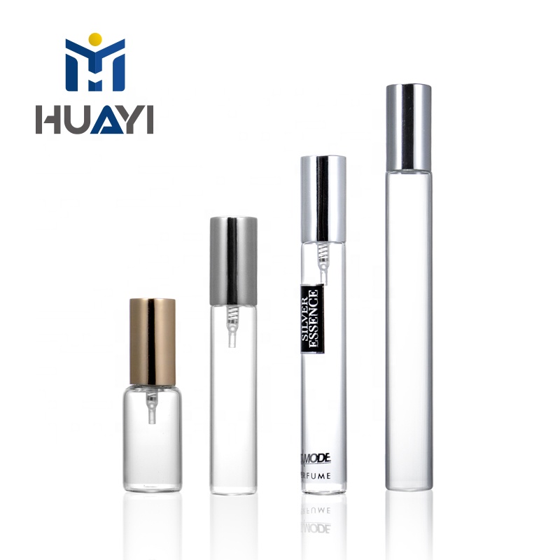 Manufacture Hot sale 10ml 15ml 20ml 30ml tubular glass vial spray perfume glass vials