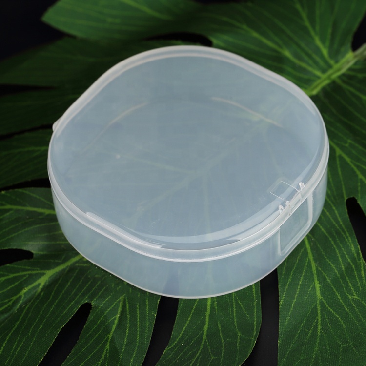 Manufacture Make Up Clear Plastic Box Container for Round Powder Puff