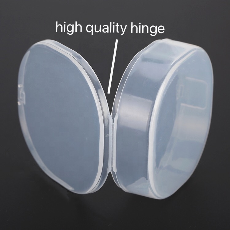 Manufacture Make Up Clear Plastic Box Container for Round Powder Puff