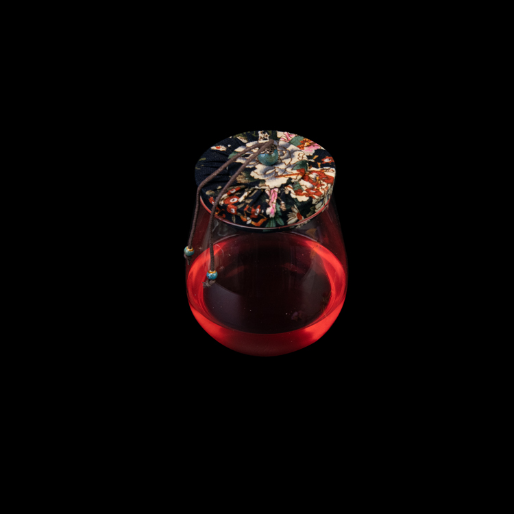 Manufacture custom wholesale home goods sealed air tight glass jar with bamboo lid