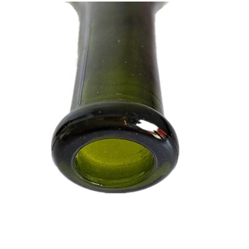 Manufacture dark green 750ml glass liquor bottles red wine bottle